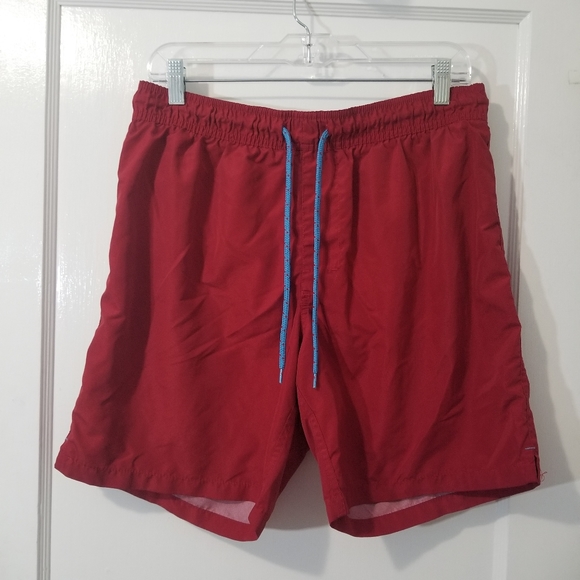 Old Navy Swim Old Navy Mens 8inch Inseam Red Swim Trunk Size L